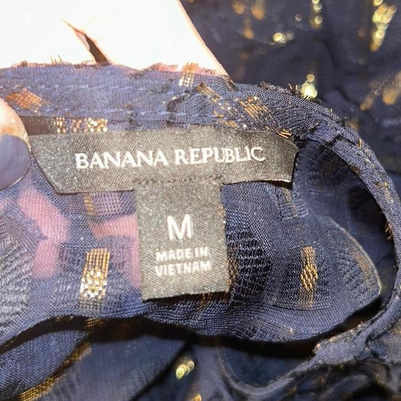 Banana Republic Navy Lace Blouse - Picture 9 of 10